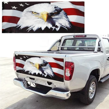 

167CM X 63.5CM Eagle Car Stickers For Truck Tailgate Wrap Vinyl Decal Sticker Vehicle Auto Exterior sticker Accessories