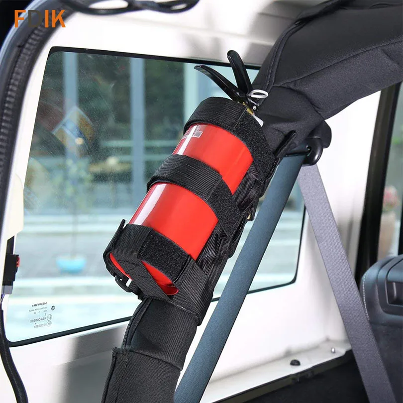 wrangler fire extinguisher holder strap