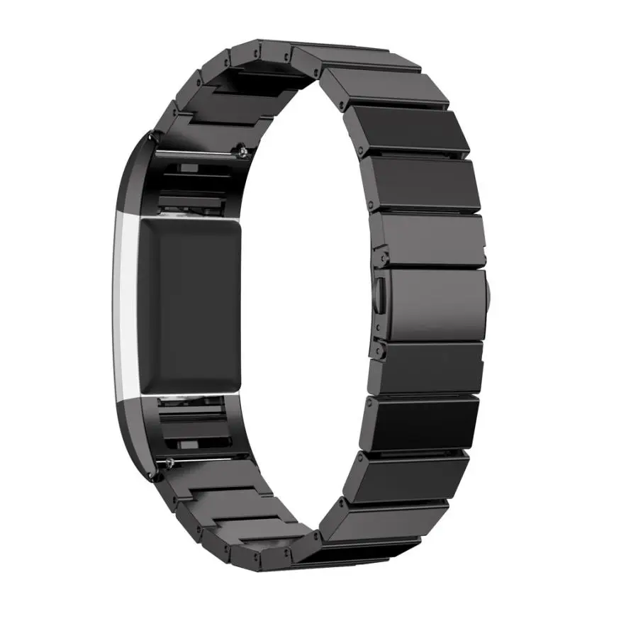HIPERDEAL браслет из натуральной нержавеющей стали смарт часы ремешок для FitBit Charge 2 18Jan26 Прямая поставка F