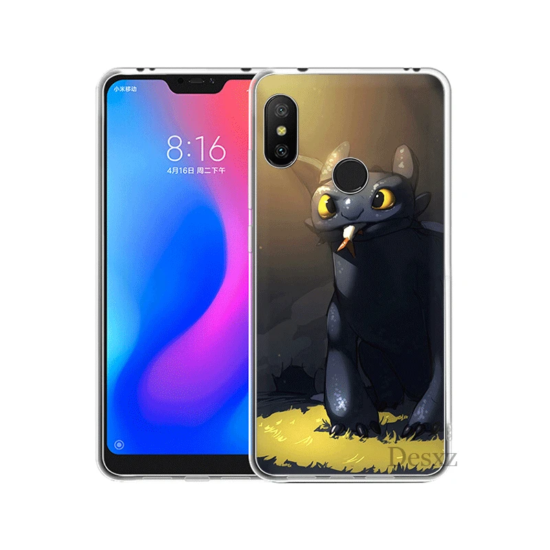 Чехол чехол для Xiaomi mi 5 5S 6 5X6X8 SE A1 A2 x 2 S F1 Lite Беззубик приручить дракона Жесткий