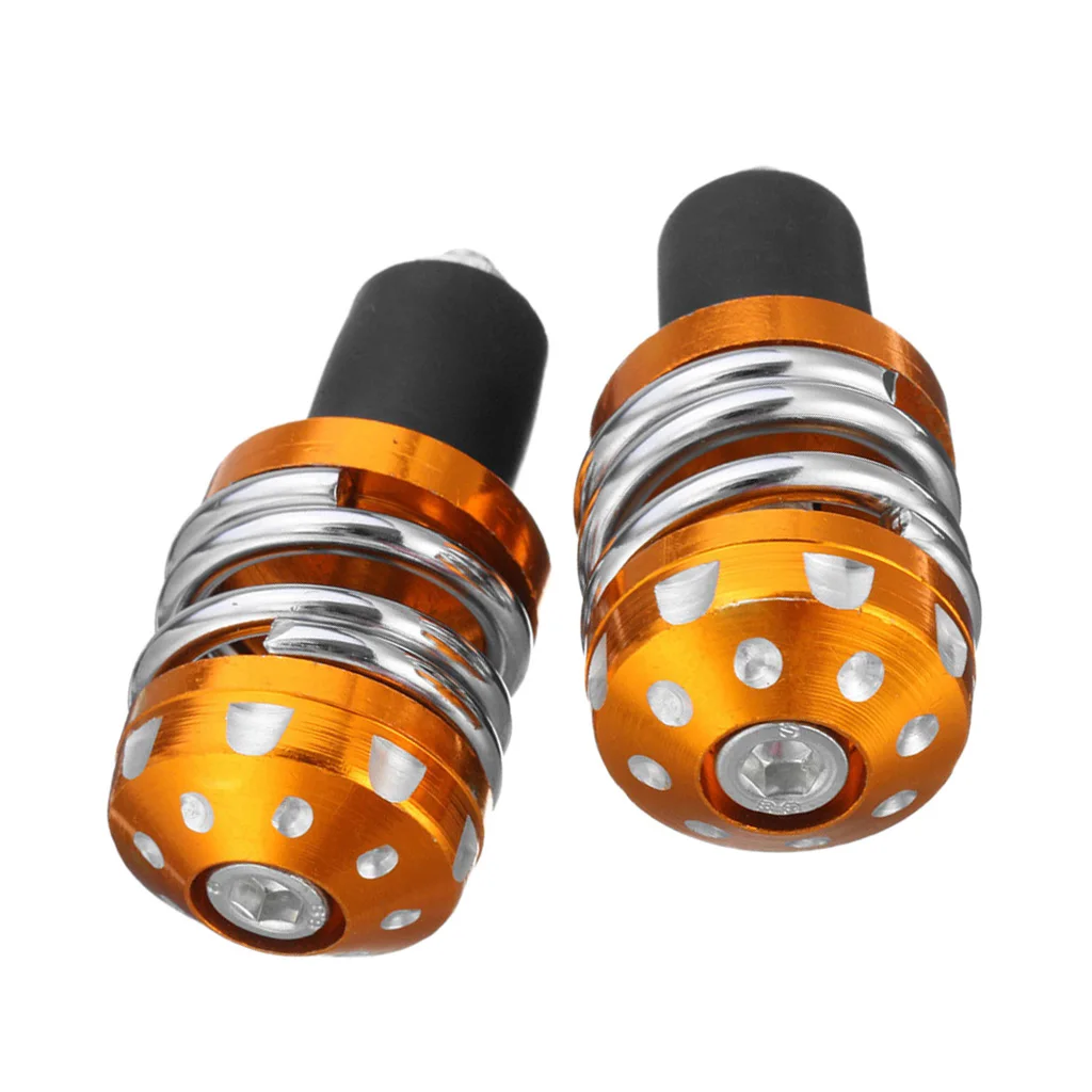 Motorcycle 7/8'' 22mm Handle Bar End Weights Handlebar Grips Cap Anti Vibration Silder Plug Aluminum Alloy 5 Colors 