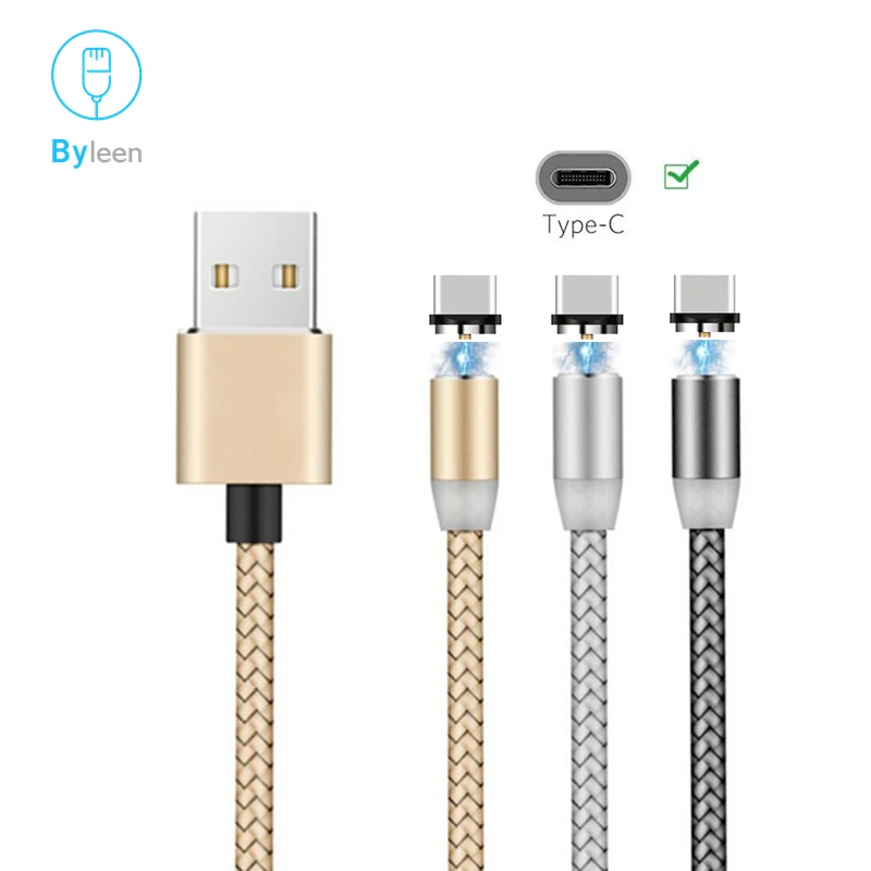 Магнитное зарядное устройство магнитный кабель USB Type C для Xiaomi Redmi Note 7 Pro Samsung Galaxy S10