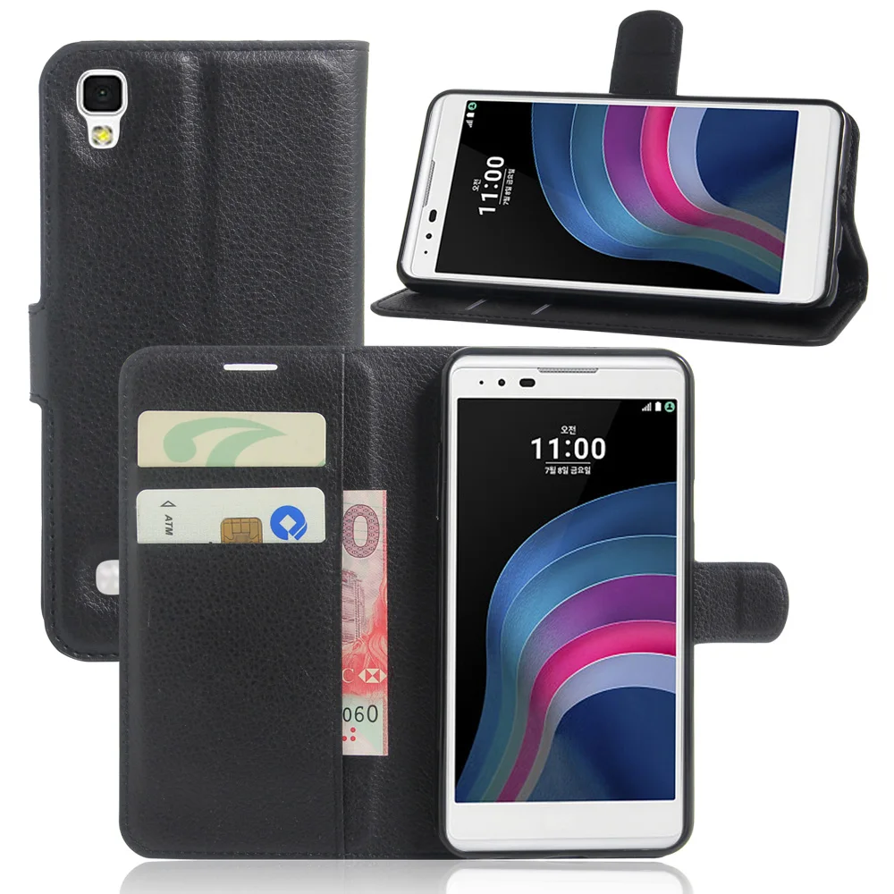 

Luxury Phone Capas Case For LG X Style K200DS 5.0 Inch Funda Flip Cover Wallet Leather Bags Skin With Stand For LG X Skin F740L