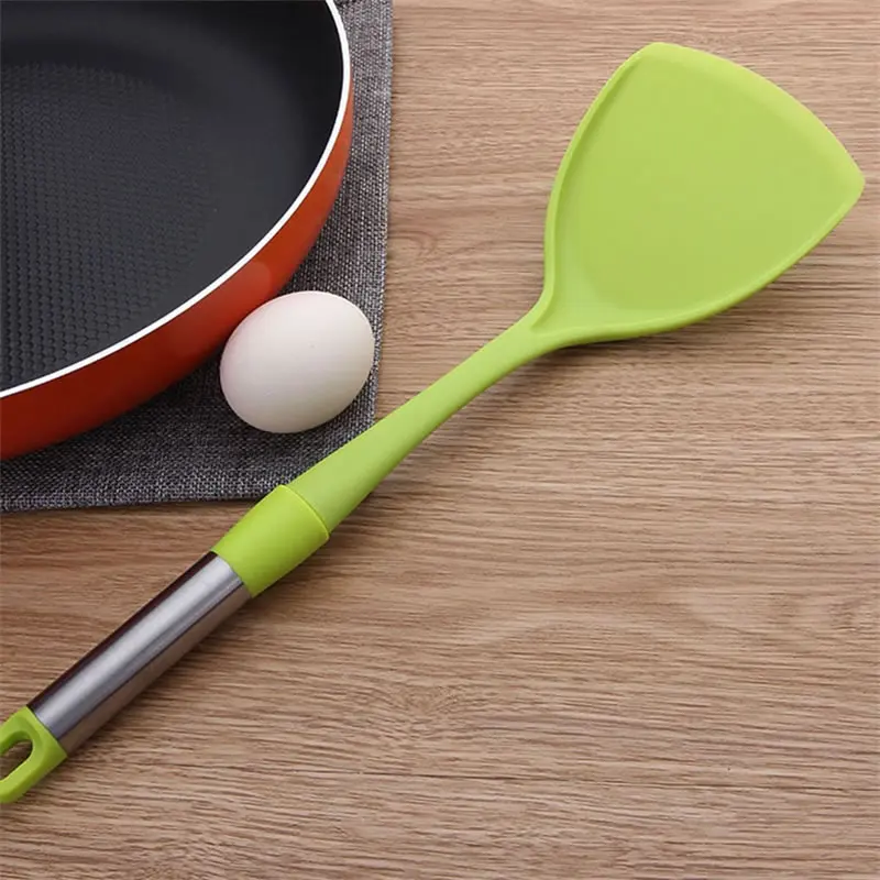 Queentime Nylon Turner Egg Steak Frying Spatula Cheese Pizza Pancake Flipper Fried Fish Shovel Cooking Tools Kitchen Utensils