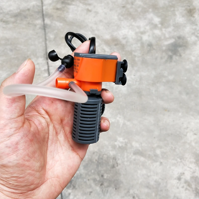 aquarium 3 in 1 mini filter pump 300L/h multifunctional internal small
