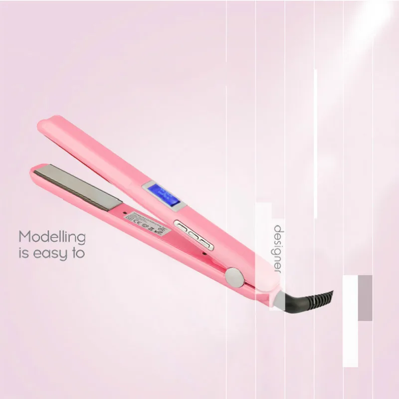 

Pofessional Tourmaline Ceramic Heating Wave Hair Straighteners Fast Warm-up Crimper hair Curler Corrugated Iron Styling Tools