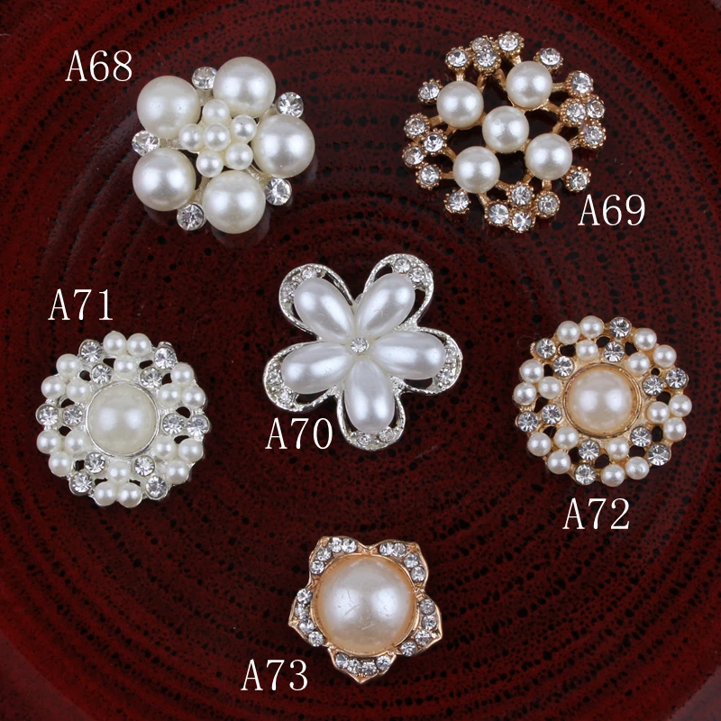 10 шт. декоративные пуговицы с жемчугом|rhinestone buttons|flower rhinestone buttonsdecorative buttons |