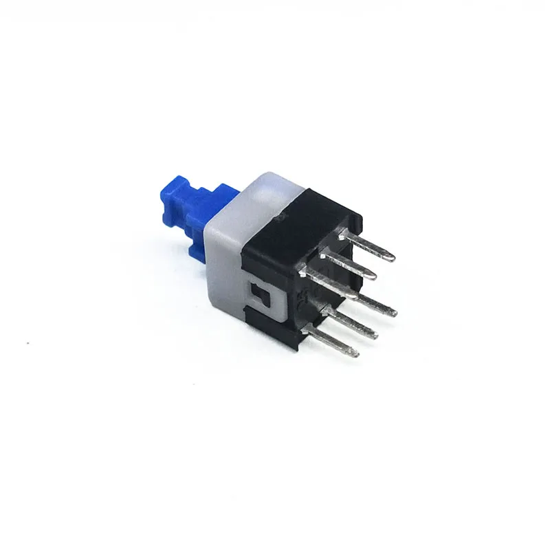 50 pcs/lot 7*7*12.5 mm DIP 6 Pin Mini Self-locking Push Button Switch Multimeter DPDT G64 7x7x12 50 pcs/lot 7*7*12.5 mm DIP 6 Pin Mini Self-locking Push Button Switch Multimeter DPDT G64 7x7x12