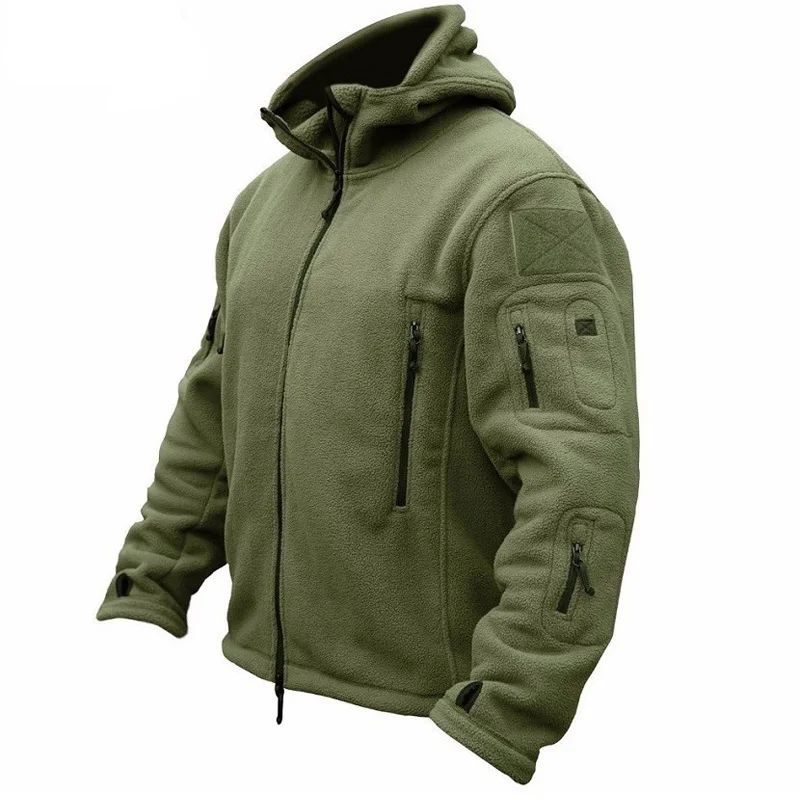 Zogaa Военная Мужская Флисовая тактическая куртка для улицы Polartec термальная дышащая Спортивная походная полярная куртка