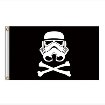 

High Quality 3x5 FT Star Wars Imperial Stormtrooper Flag Large Imperial Army Flag Home Decor Polyester Flying Banner 90cmx150cm