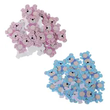 25 шт., деревянные украшения в форме медведя 25 шт., деревянные украшения в форме медведя