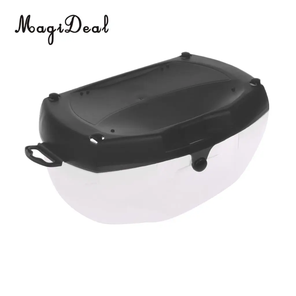  2Pcs Plastic Diving Mask Storage Box Snorkeling Goggles Swimming Glasses Lenses Hard Case Scuba Dive Gear Protective Container