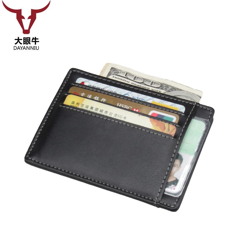

Mens Travel driving document organizer Black Wallet ID Card Holder Ticket Credit Card Bag Case card wallet (custom available)