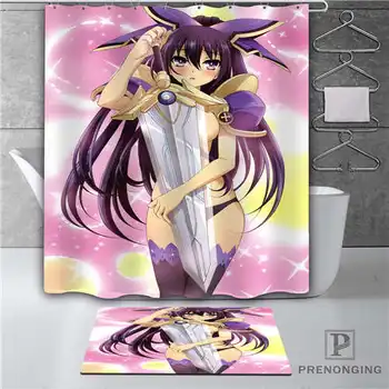 

Custom tohka_yatogami (1) Waterproof Shower Curtain Doormat Home Bath Bathroom Polyester Fabric Multi Sizes#18-10-18-(2)-35