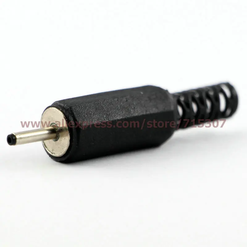 

PHISCALE 20pcs DC Power Female plug Connector 2.0 x 0.6mm Adapter Plastic Handle Black Head