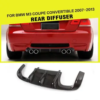 

Carbon Fiber / FRP Black Car Rear Bumper Guard Lip Diffuser Spoiler for BMW 3 Series 325i 328i 330i E92 M3 Only 2007 - 2013