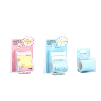 

Creative Stationery Memo Pad Sticky Notes Tape Self Adhesive Notepad Sticker Tape Scrapbooking Sticker School Office Supplies