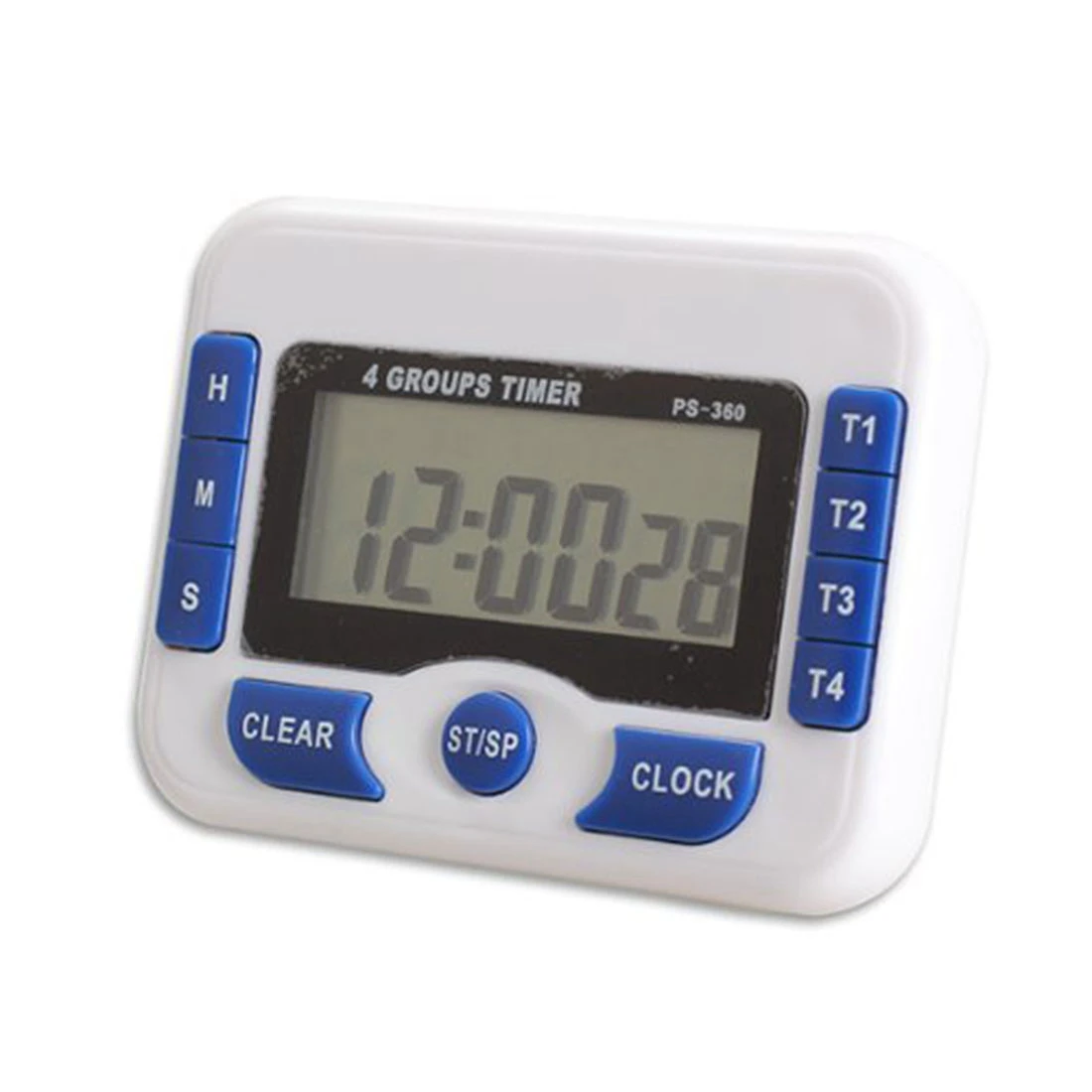 

3-Channel Count Down Timer Digital Display Clock Timing Device Precise Blue