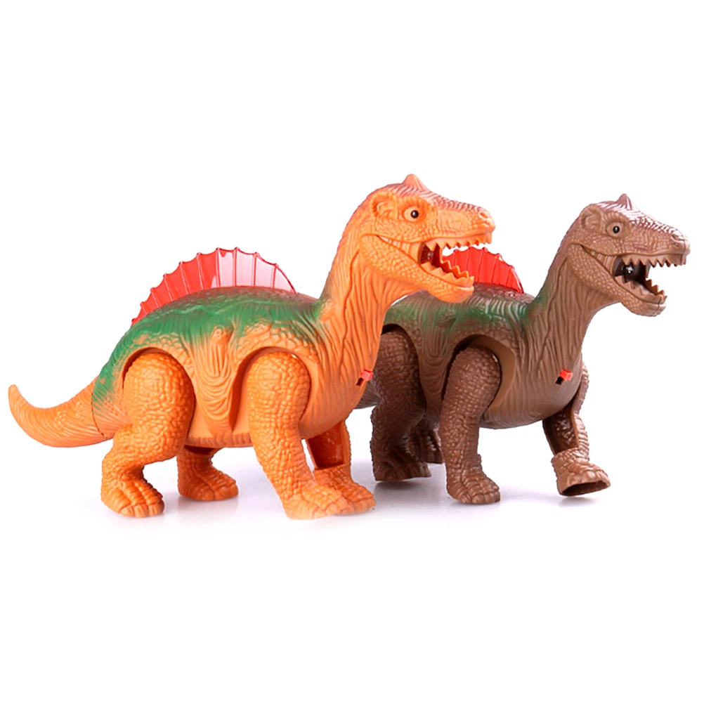 

Luminous Light Up Dinosaur Electronic Walking Robot Dinosaur Model Kids Toy Gift