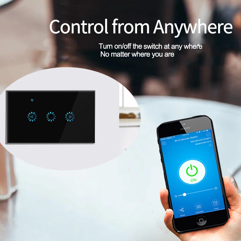 us dimmer smart witch remote control by APP