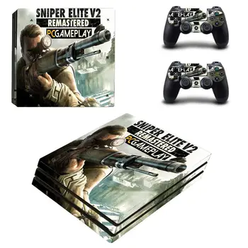 

Sniper Elite V2 Remastered Cover Skin Sticker For Playstation 4 PS4 PRO Console & Controller PS4 Pro Skin Sticker Decal Vinyl