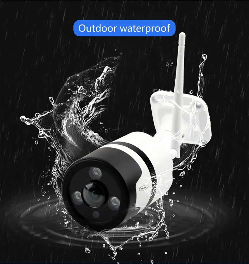 

3MP HD Home Security Camera Intelligent Alarm Motion Detection WiFi Camera Wifi Home Outdoor Bullet Camera IP Camera outdoor