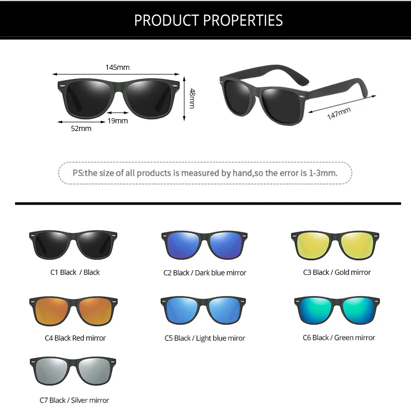 COASION, брендовые, классические, Ретро стиль, квадратные, поляризационные солнцезащитные очки, для мужчин и женщин, для вождения, солнцезащитные очки, зеркальные линзы, UV400, Gafas De Sol, CA1187