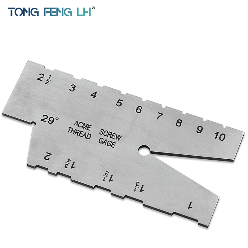 29 degree Screw Thread Gauge Gage Grinding Stainless Steel Welding Ruler Square ruler in Gauges