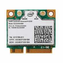Мини Беспроводная универсальная Двухдиапазонная Intel 6230 62230ANHMW 300 Мбит/с WiFi BT PCI-E карта для ПК и HDTV высокого качества C26