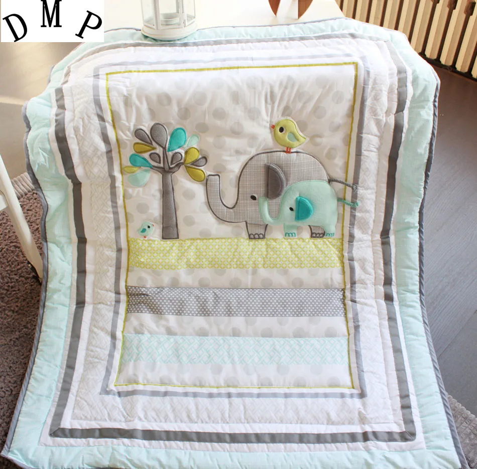 elephant baby crib set