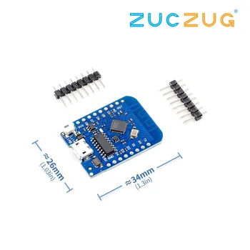

WEMOS D1 mini Lite V1.0.0 - WIFI Internet of Things development board based ESP8285 1MB FLASH