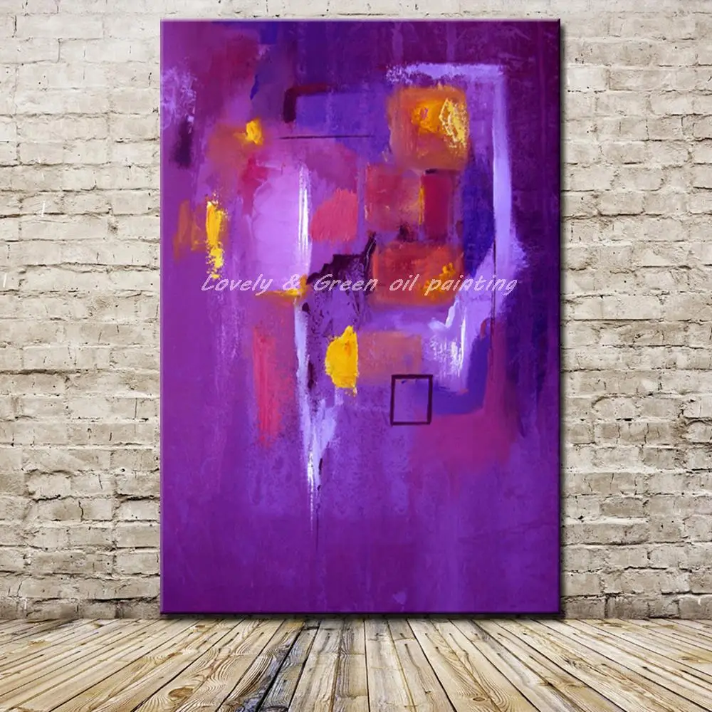 Mintura Paintings Hand Painted Abstract Poster Modern Wall Art Picture