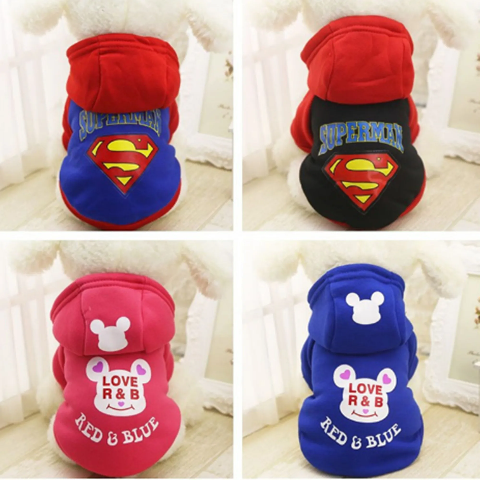 

Soft Cat Dog Clothes Cotton Puppy Chihuahua Clothing Winter Coat Jumpsuit Dog Costume Hooded Pajamas For Small Medium Dogs Cats