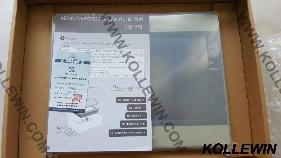 Оригинальная сенсорная панель WEINVIEW Weintek HMI MT8101iE новая MT 8101IE для промышленной