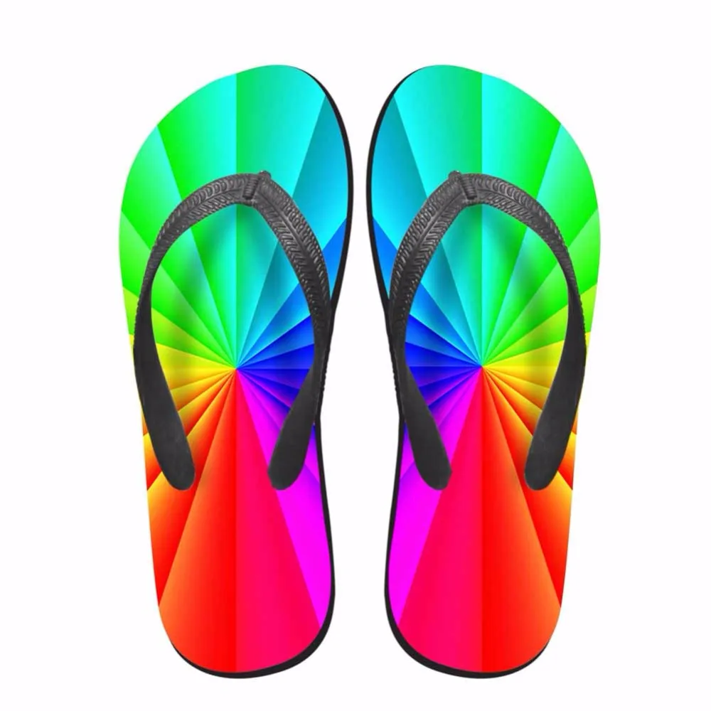 Noisydesigns Color deslumbramiento de los hombres de impresión flip