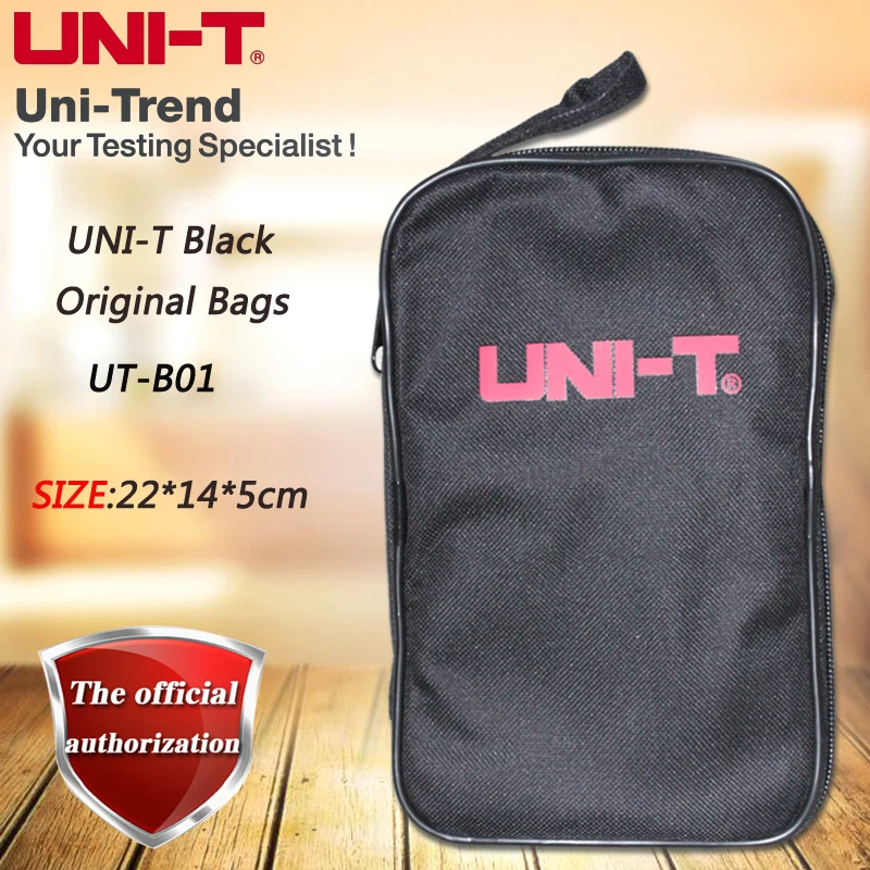 

UNI-T black original tote is suitable for multimeters and other brand multimeters; UT39/UT139/UT61/UT890/UT58/UT33+ series, etc.