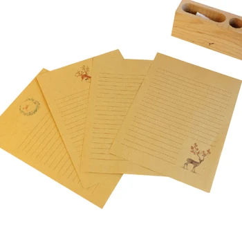 

10Pack/lot Vintage Elk Deer Envelope Kraft Paper Envelopes Gift Card Wedding Party Invitation Office School Supply