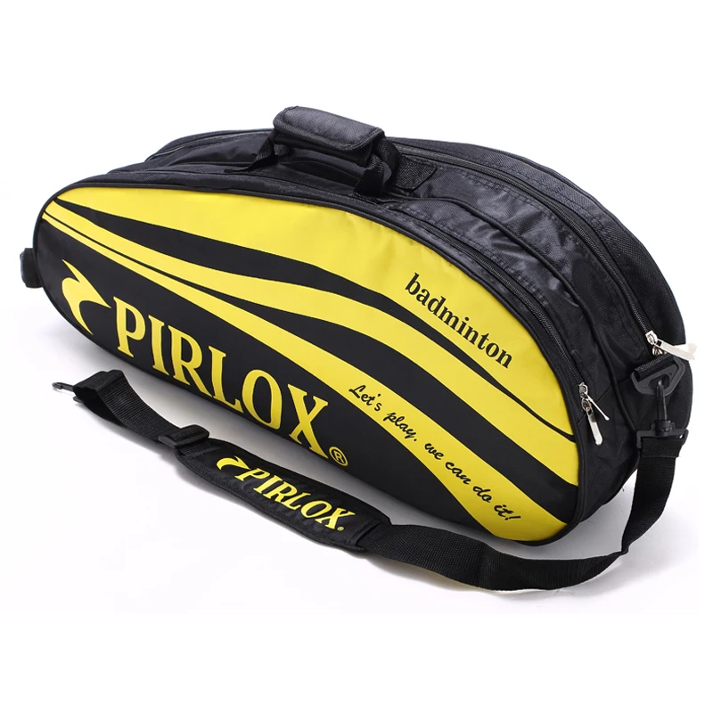 4-6 piezas hombres raqueta de bádminton bolsa impermeable atleta raquetas de tenis mochila para zapatos de doble cremallera abierta bolsa de tenis raquette de