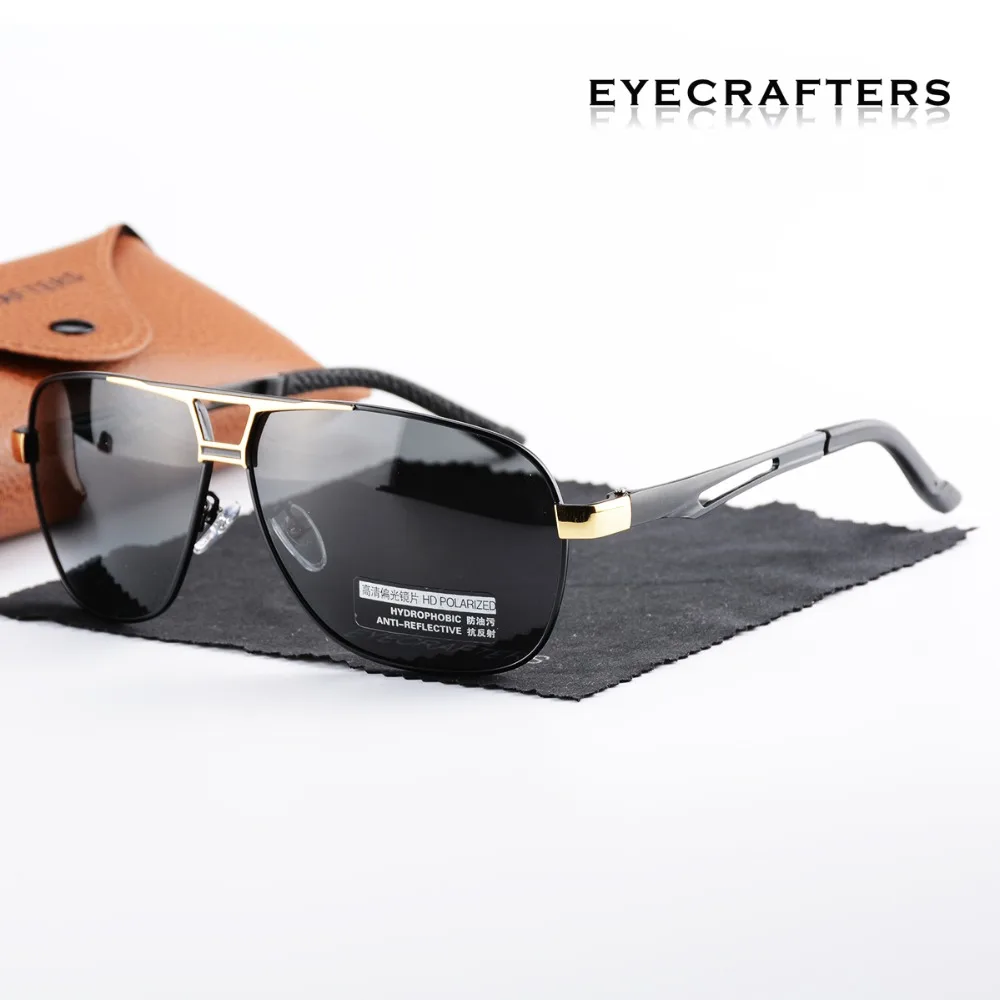 Солнцезащитные очки Eyecraftes Мужские поляризационные алюминиево магниевые
