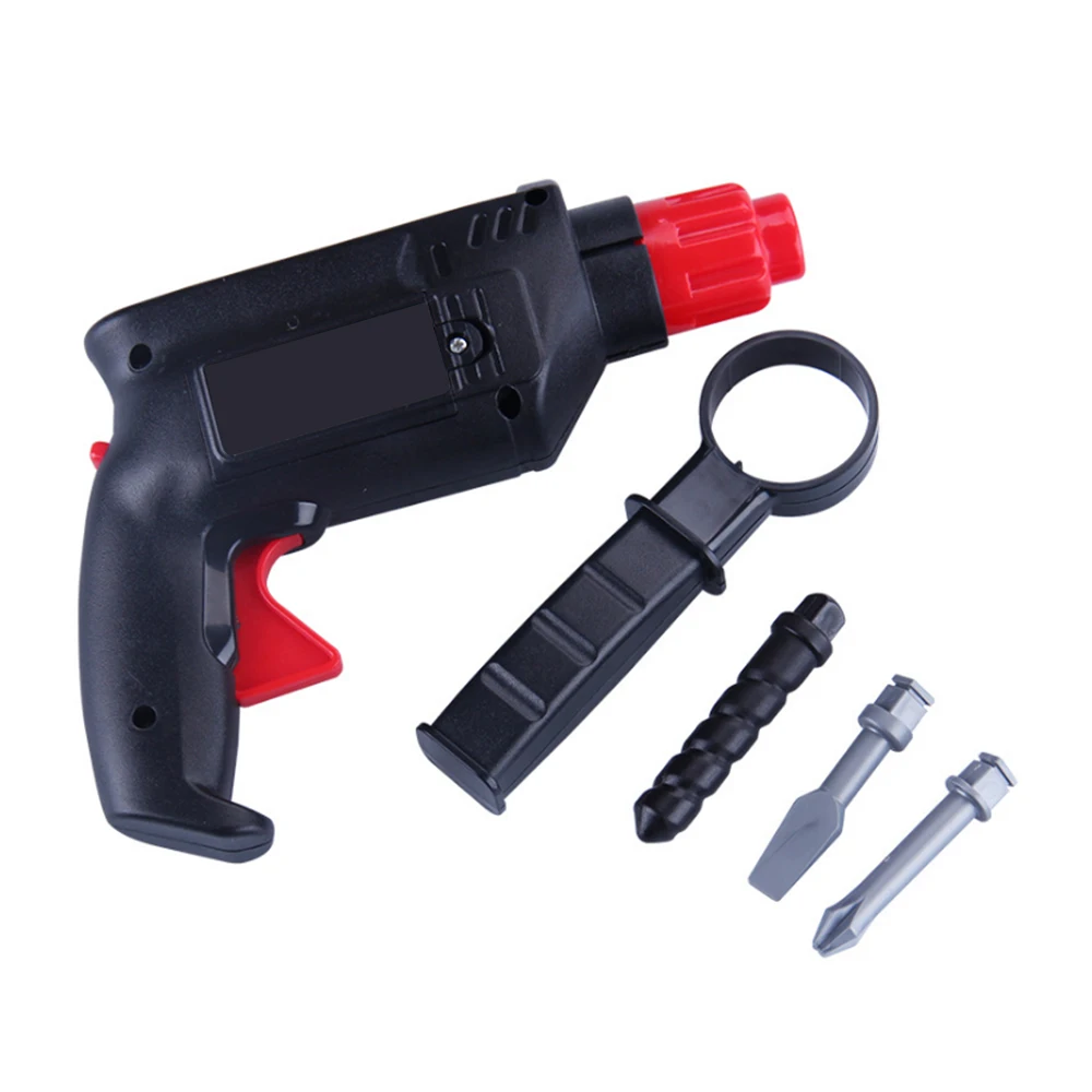 Children Plastic Simulation Maintenance Tool Repair Electric Drill Tool Early Development Education Toys for Children No Battery