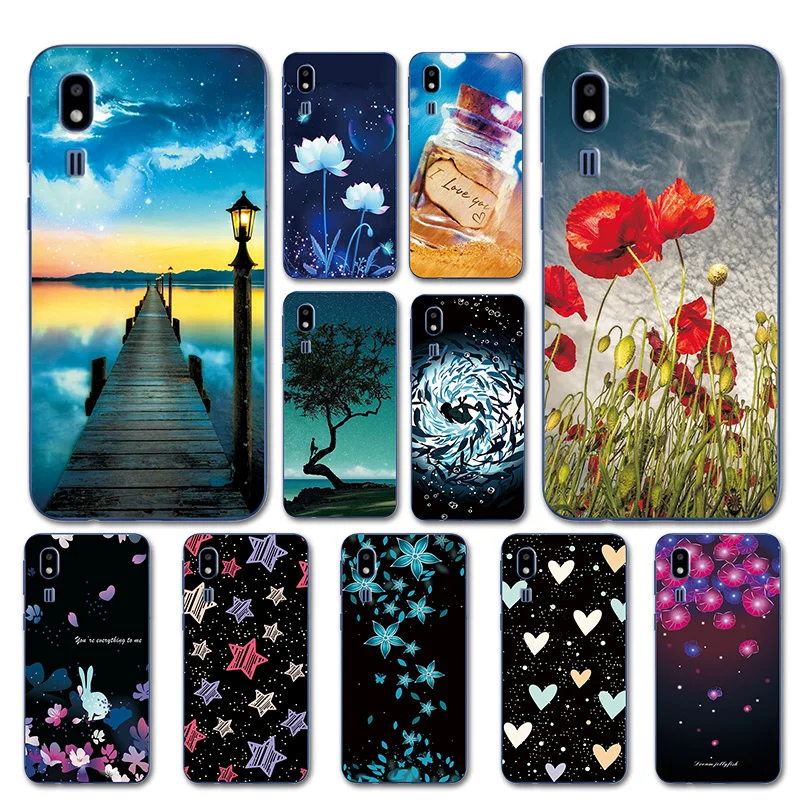 

Love Heart Phone Bags For Samsung A20E A202F Cases Soft Silicone Case Back Cover Shell For Samsung Galaxy A2 Core A260F Bags