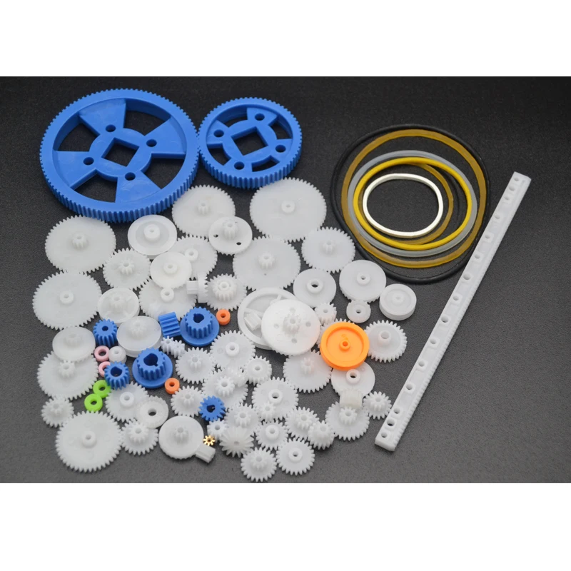 

80Kinds Plastic DIY Robot Gear Kit Gearbox Motor Gear Set For DIY Car Robot