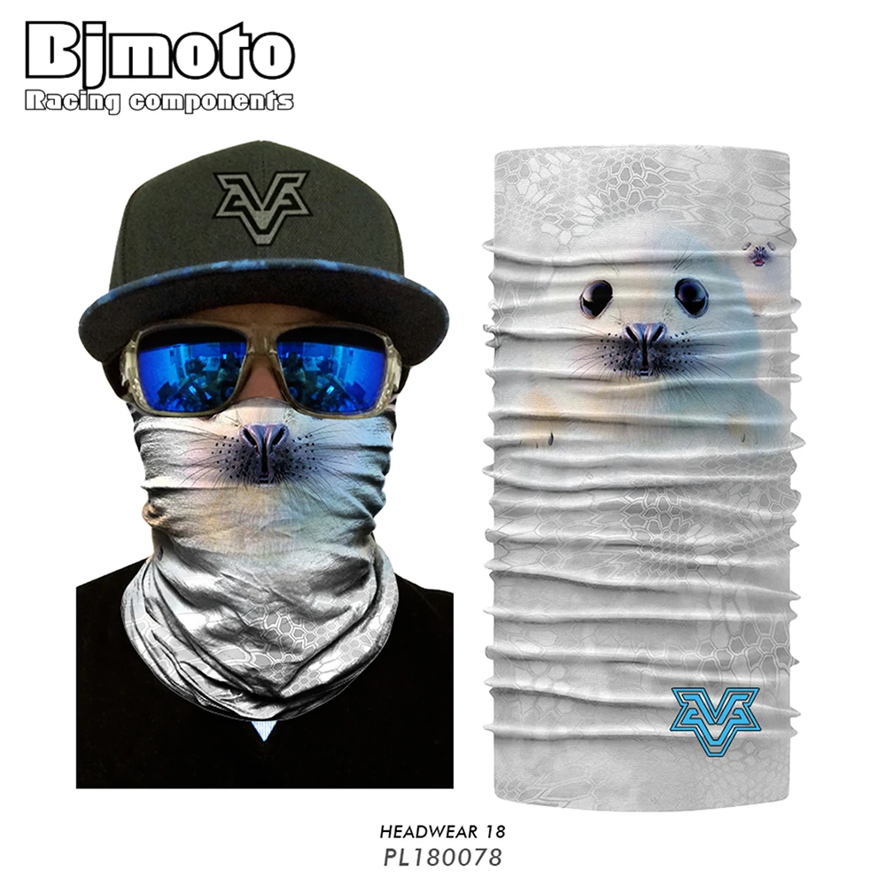 

BJMOTO Men Women Skull Multi Bandana Bike Motorcycle Scarf Face Mask CS Ski Headwear Neck Party Masks Halloween Mask Gift