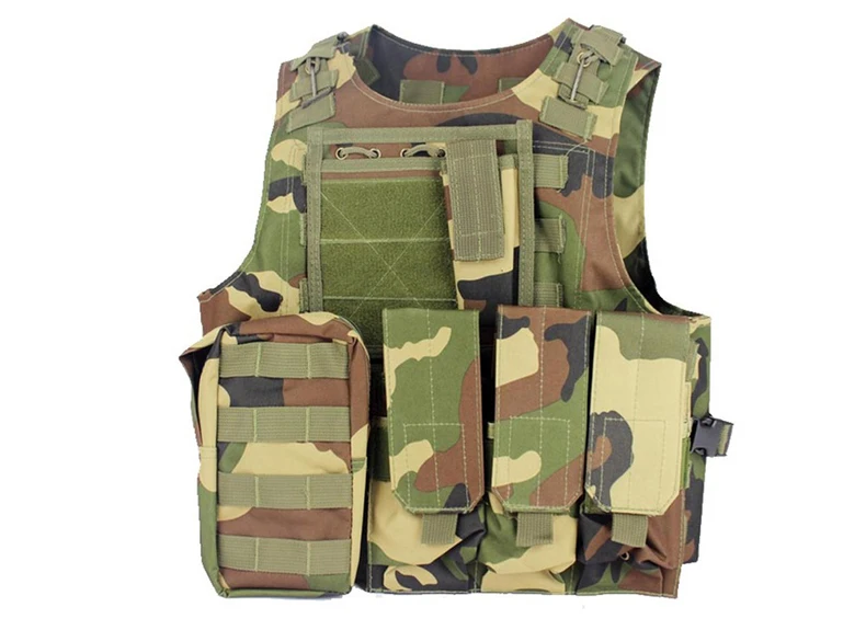 Hunting Equipment CP Camo FG Camouflage Military Tactical Vest Wargame Body Molle Armor Hunting Vest CS Outdoor Jungle Vests Men (2)