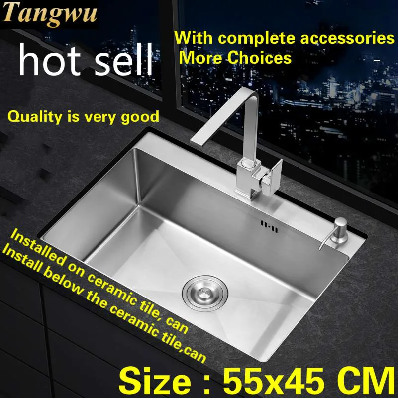 Free shipping kitchen sink mini hot sell durable 304 stainless steel 3