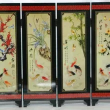 Отлично в течение многих лет рыбы лак процесс небольшой экран с характеристикой на китайском языке