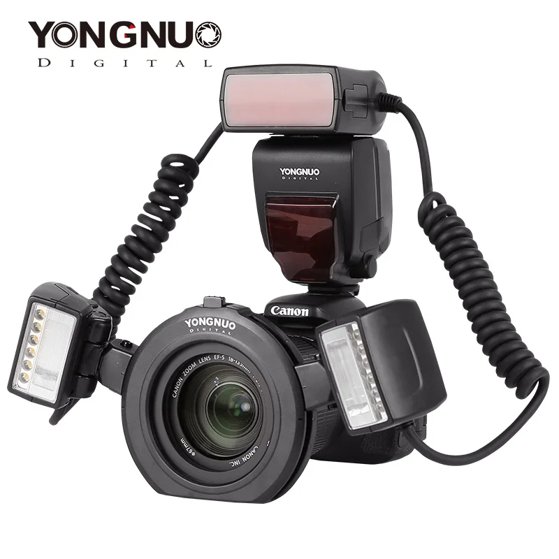 

yongnuo YN24EX Macro-photo flash Double head flash-light for canon cameras to Macro shooting TTL speedlite Ring light flash