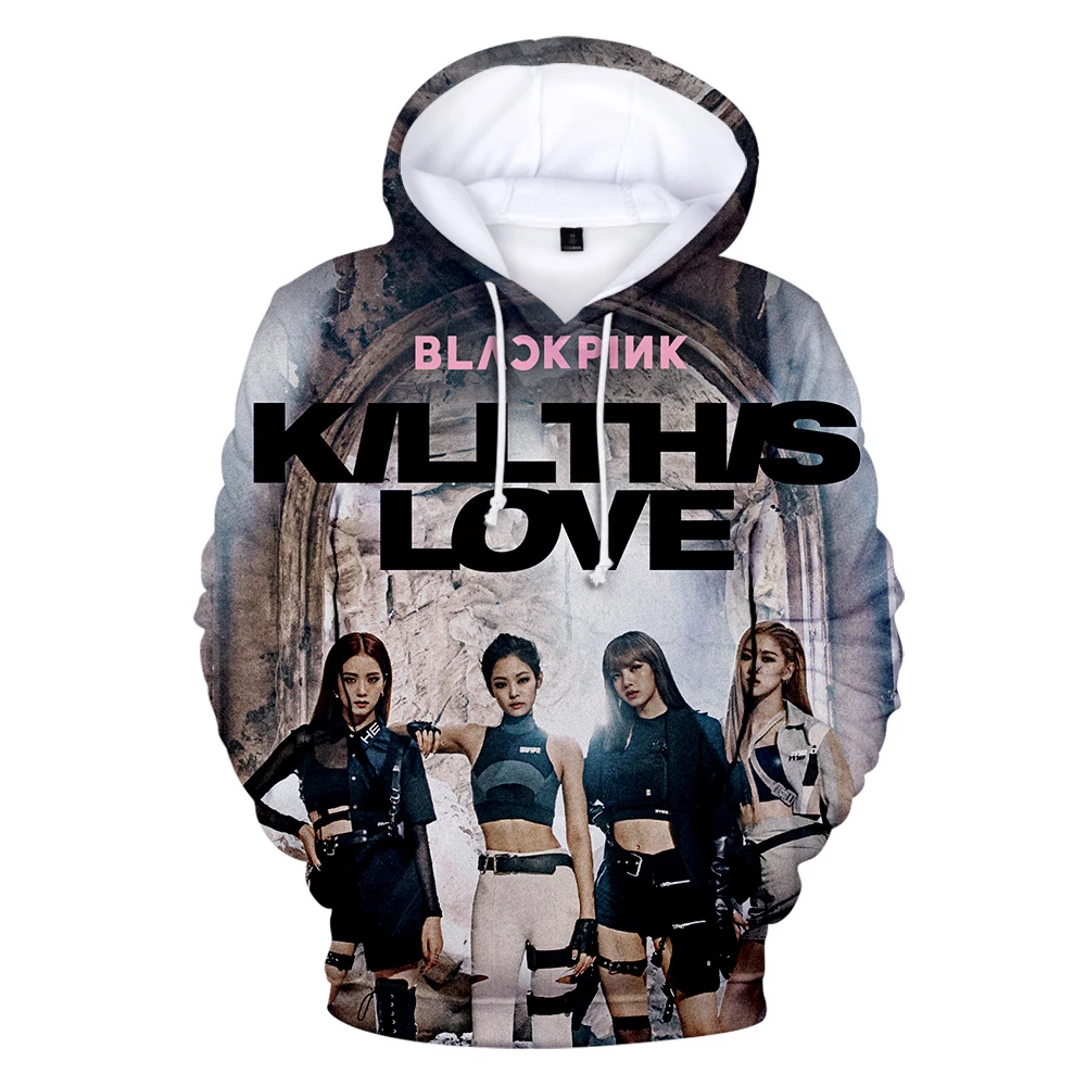 black pink sweatshirt kpop
