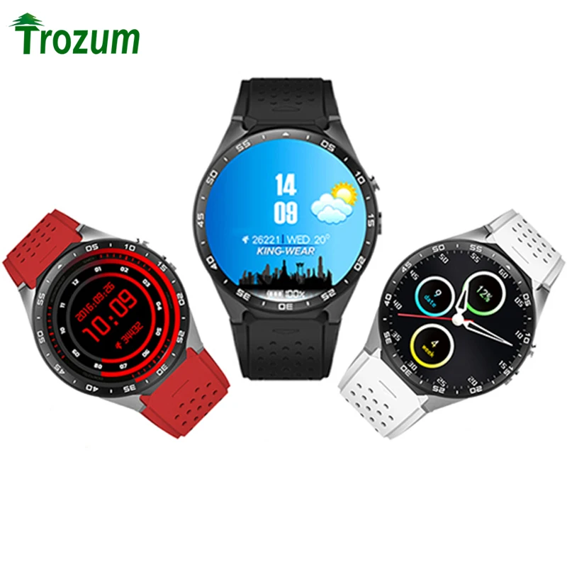 

KW88 Smart Watch Android 5.1 IOS 1.39" IPS OLED Screen 512MB+4GB Smartwatch Support SIM Card GPS WiFi Call Reminder Heart Rate