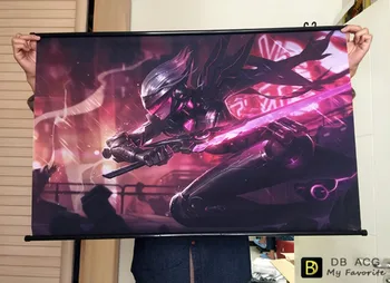 

"League of Legends LOL: Fiona" HD Game Scrolls Poster Bar Cafes Home Decoration Banners Hanging Art Waterproof Cloth Decorative